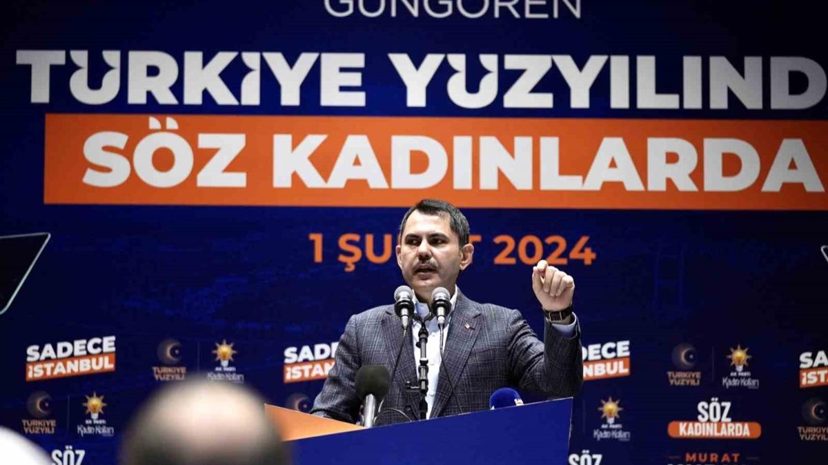 BB aday Murat Kurum: Milletimizin can gvenlii zerinden siyaset yapmayalm