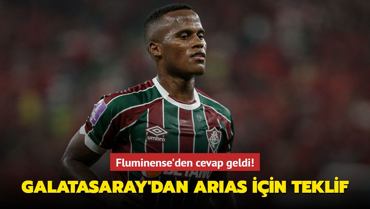 Galatasaray'dan Jhon Arias iin teklif! Fluminense'den cevap geldi