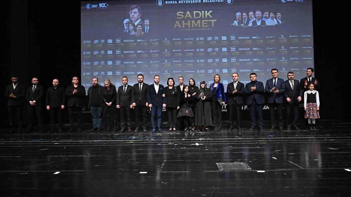 Sadk Ahmet filminin galas Bursa'da byk ilgi grd