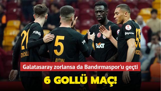 MA SONUCU: Galatasaray 4-2 Bandrmaspor