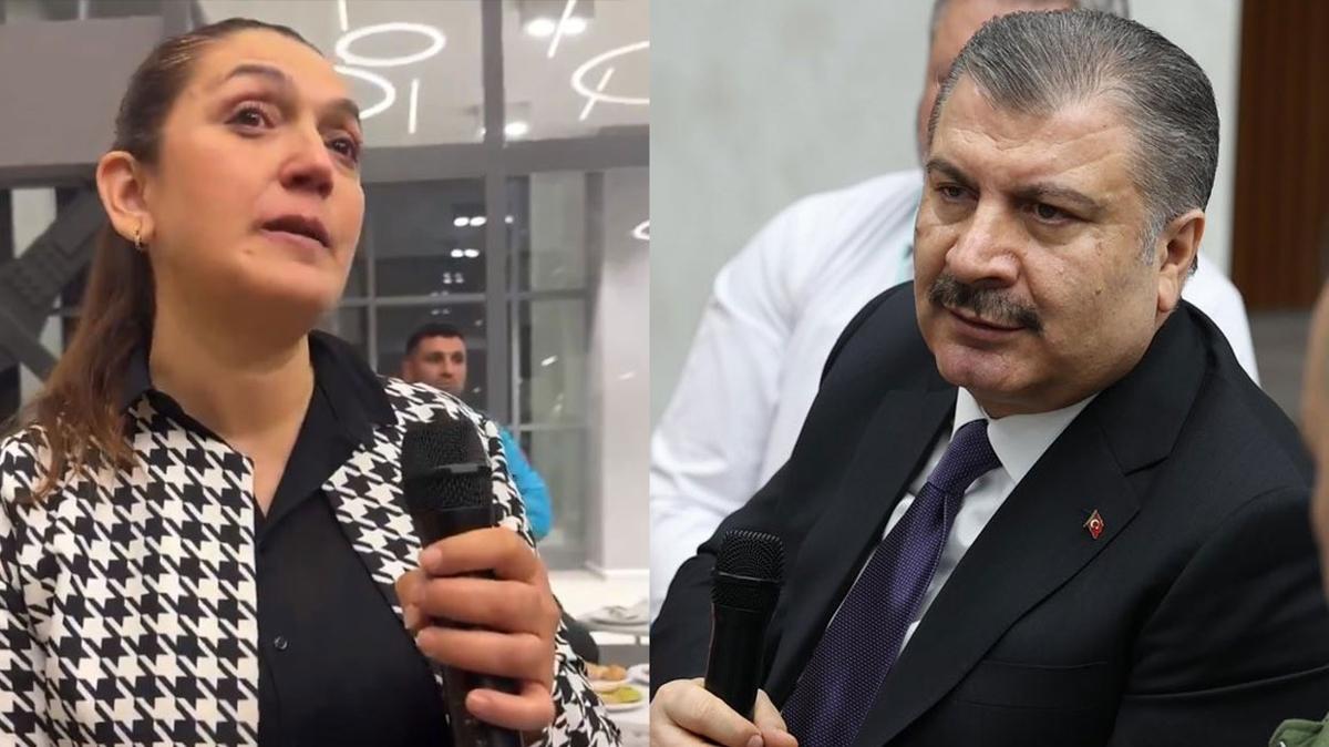 Depremin grnmez kahramanlar! Salk Bakan Fahrettin Koca'dan duygulandran video