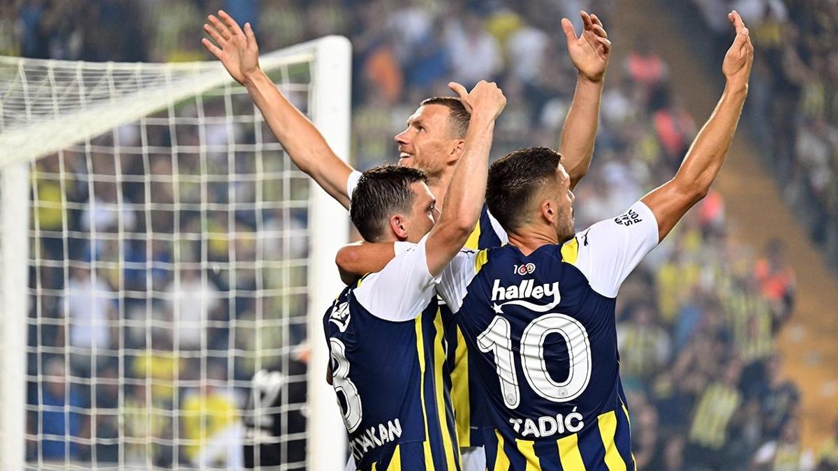 fenerbahe sper lig istatistik gol ismail kartal edin dzeko fotoraflar resimleri