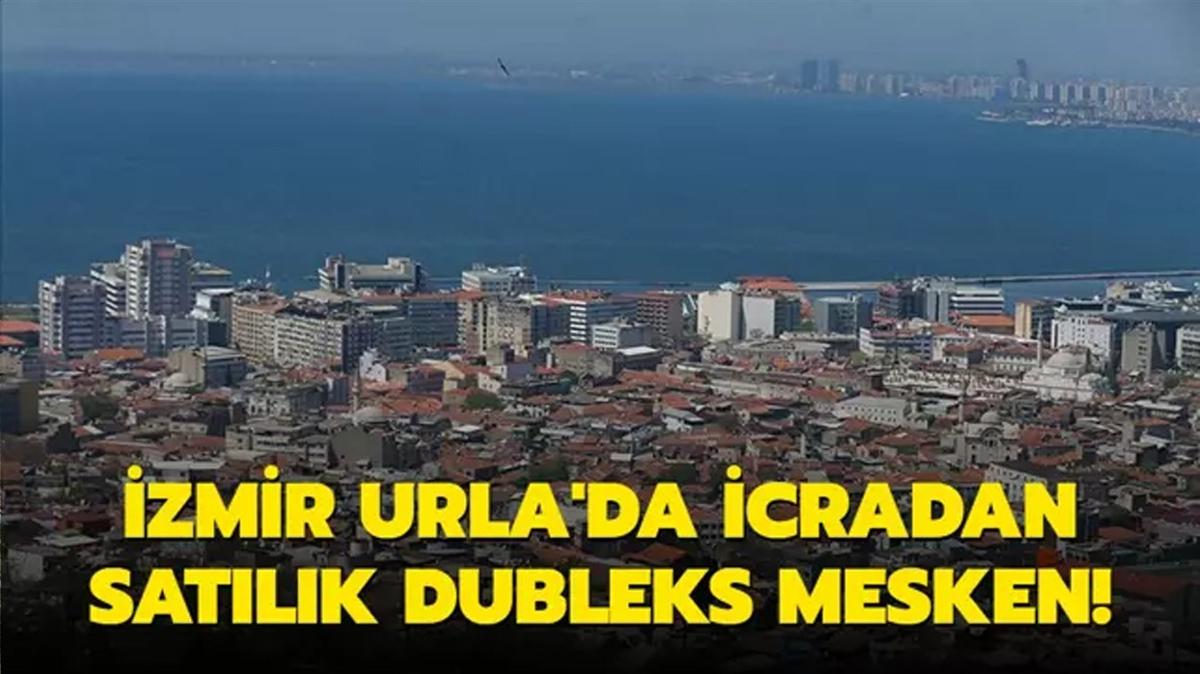 İzmir Urla'da icradan satılık dubleks mesken