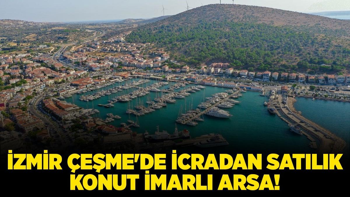 zmir eme'de icradan satlk konut imarl arsa!