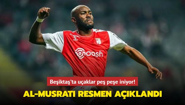 Beşiktaş'ta uçaklar peş peşe iniyor! Al-Musrati resmen açıklandı