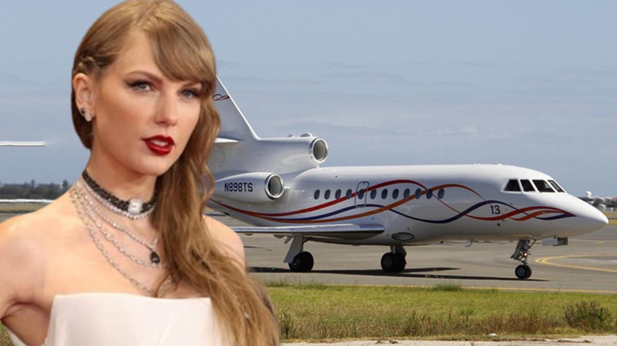 Taylor Swift'in zel jetini takip Edip paylaanlar uyar ald