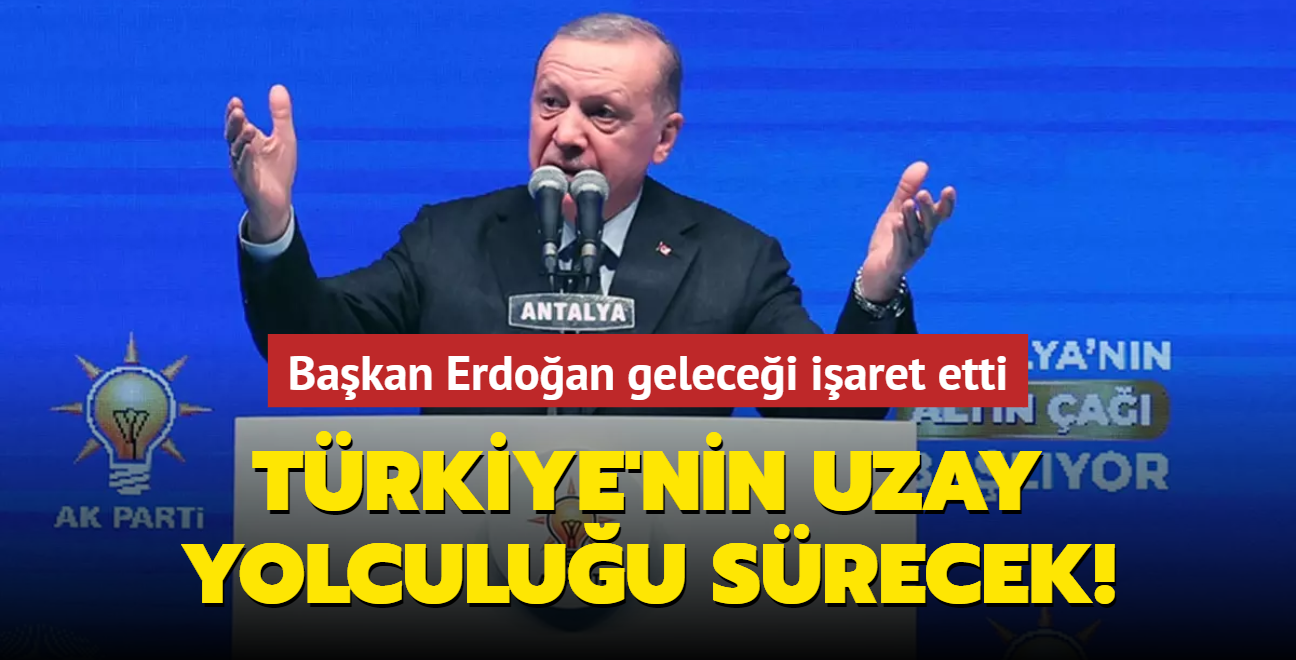 Türkiye'nin uzay yolculuğu sürecek! Başkan Erdoğan geleceği işaret etti: Daha birçok Gezeravcı'yı göndereceğiz