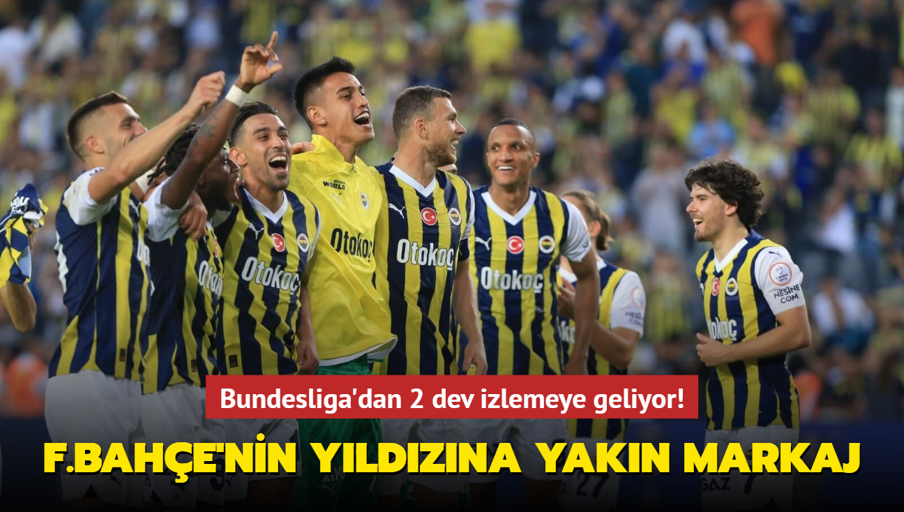 Bundesliga'dan 2 dev izlemeye geliyor! Fenerbahçe'nin yıldızına yakın markaj