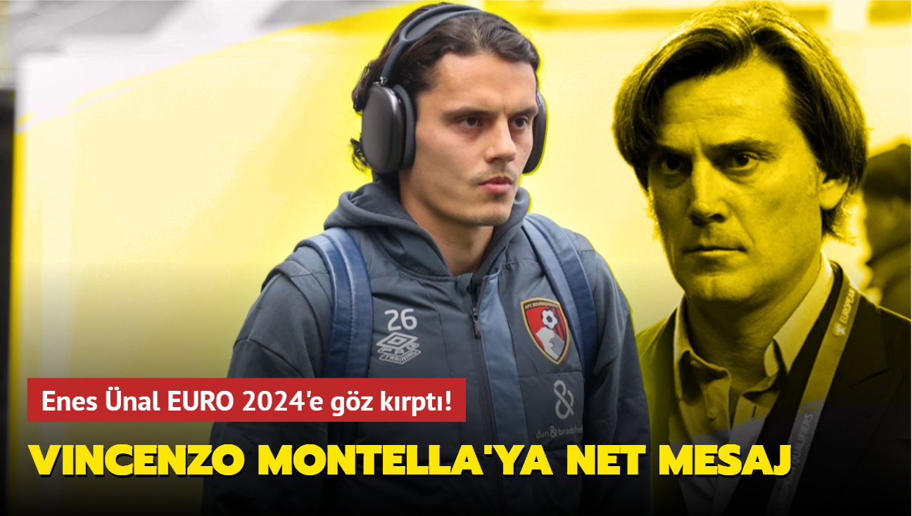 Enes Ünal EURO 2024'e göz kırptı! Vincenzo Montella'ya net mesaj...