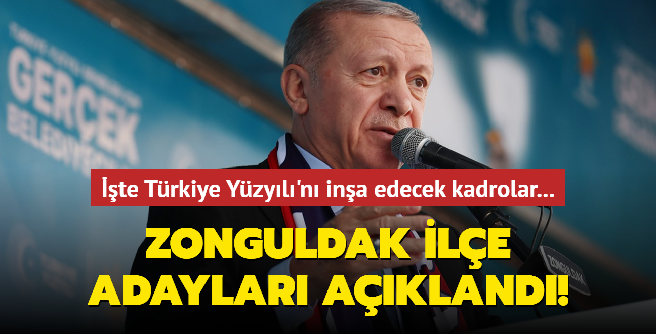 İşte Türkiye Yüzyılı'nı inşa edecek kadrolar... AK Parti'nin Zonguldak ilçe adayları açıklandı! 