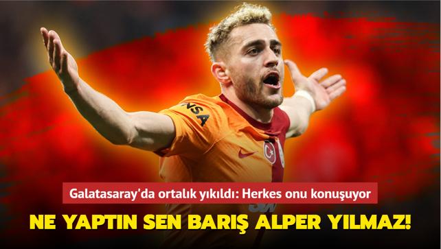 Ne yaptn sen Bar Alper Ylmaz! Galatasaray'da ortalk ykld: Herkes onu konuuyor...