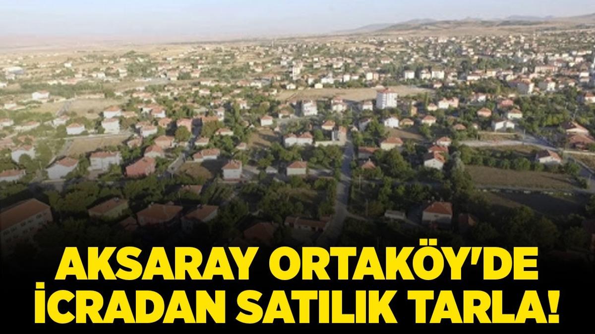 Aksaray Ortaky'de icradan satlk tarla!