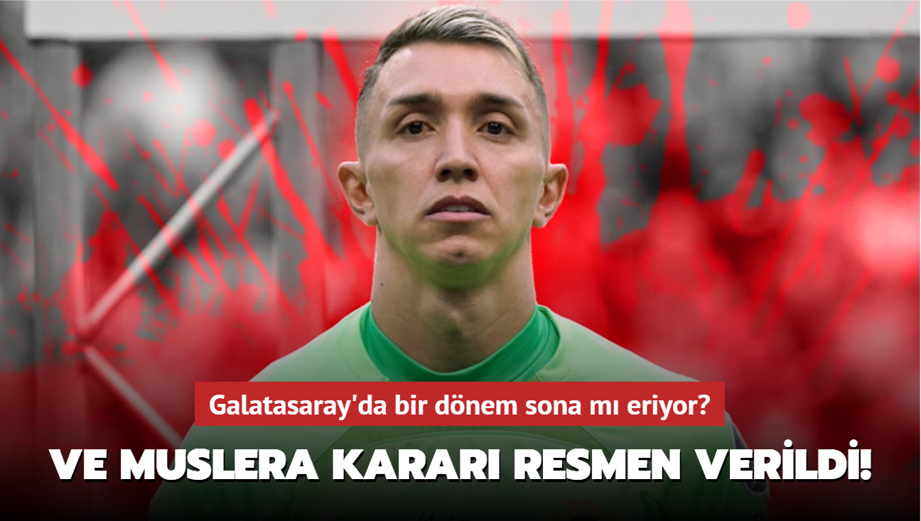 Ve Fernando Muslera karar resmen verildi! Galatasaray'da bir dnem sona eriyor...