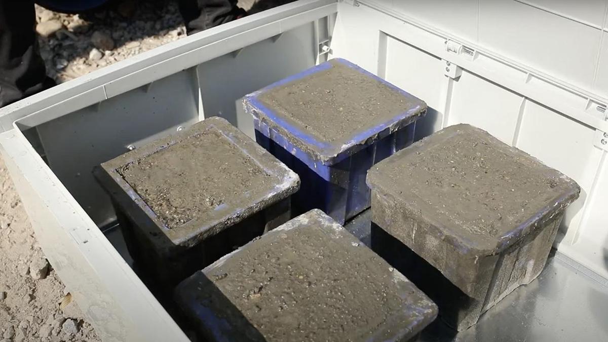 elektronik beton izleme gvenli binalar beton kalite kontrol fotoraflar resimleri
