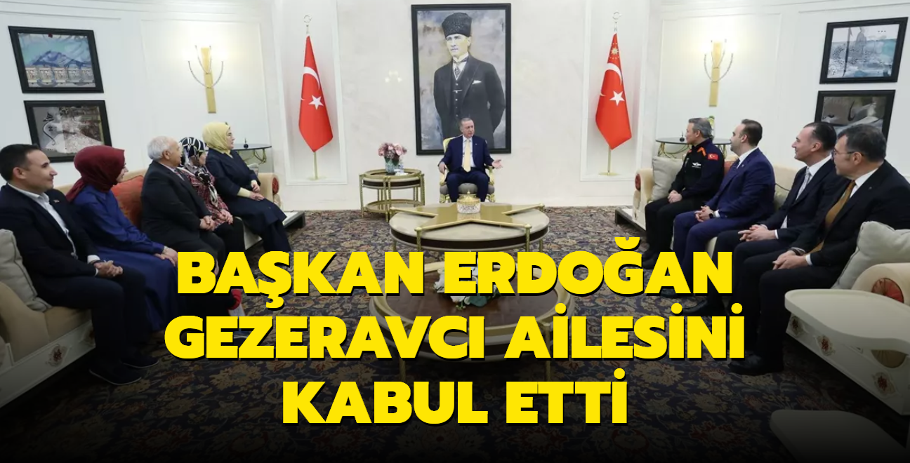 Başkan Erdoğan, Alper Gezeravcı'yı kabul etti