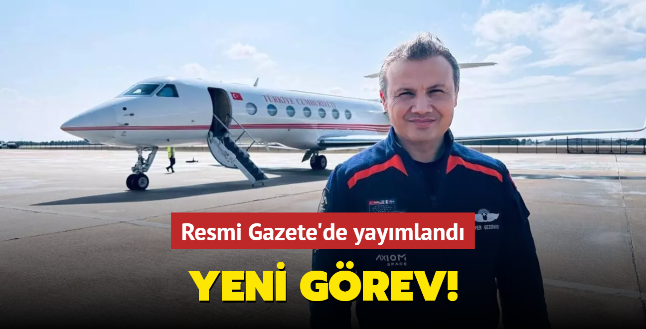 Alper Gezeravcı'ya yeni görev! Resmi Gazete'de yayımlandı