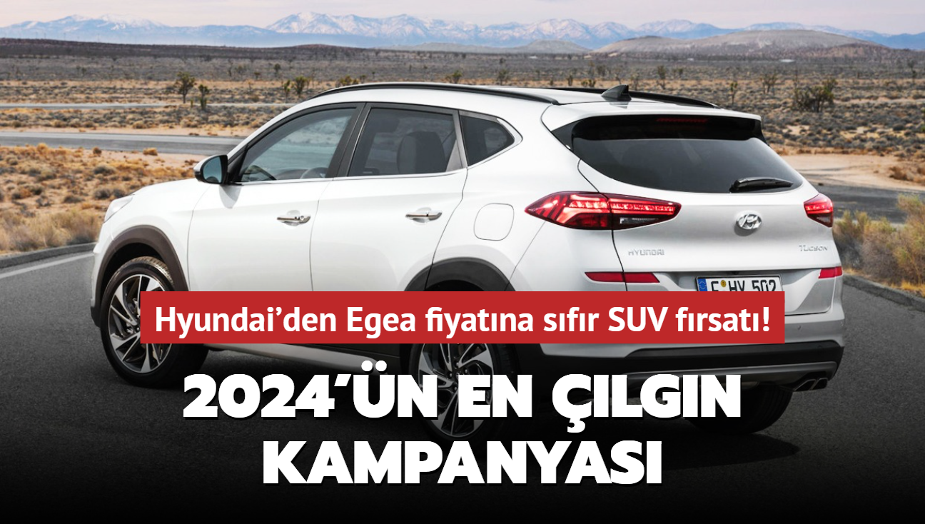 2024'n en lgn kampanyas: Hyundai'den Egea fiyatna sfr SUV frsat!