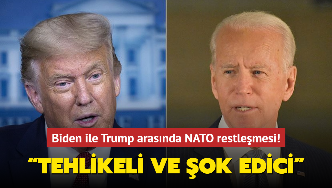 Biden ile Trump arasnda NATO restlemesi!