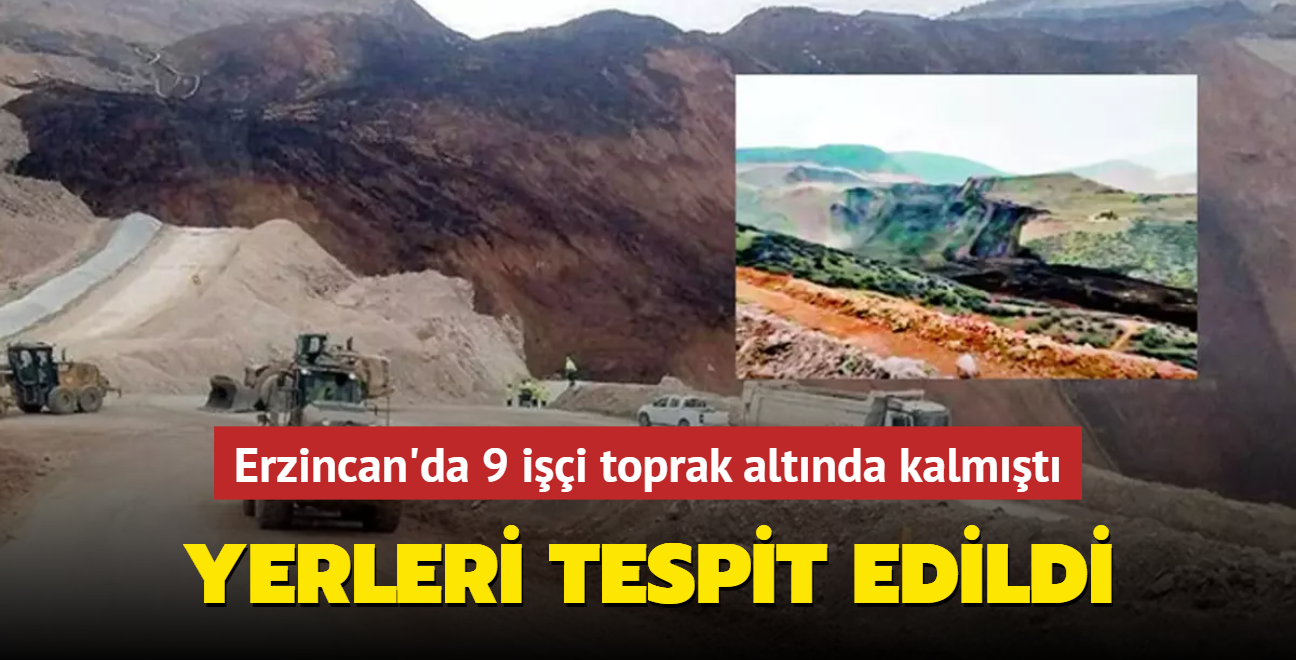 Erzincan'daki madende heyelan facias! 9 ii toprak altnda...