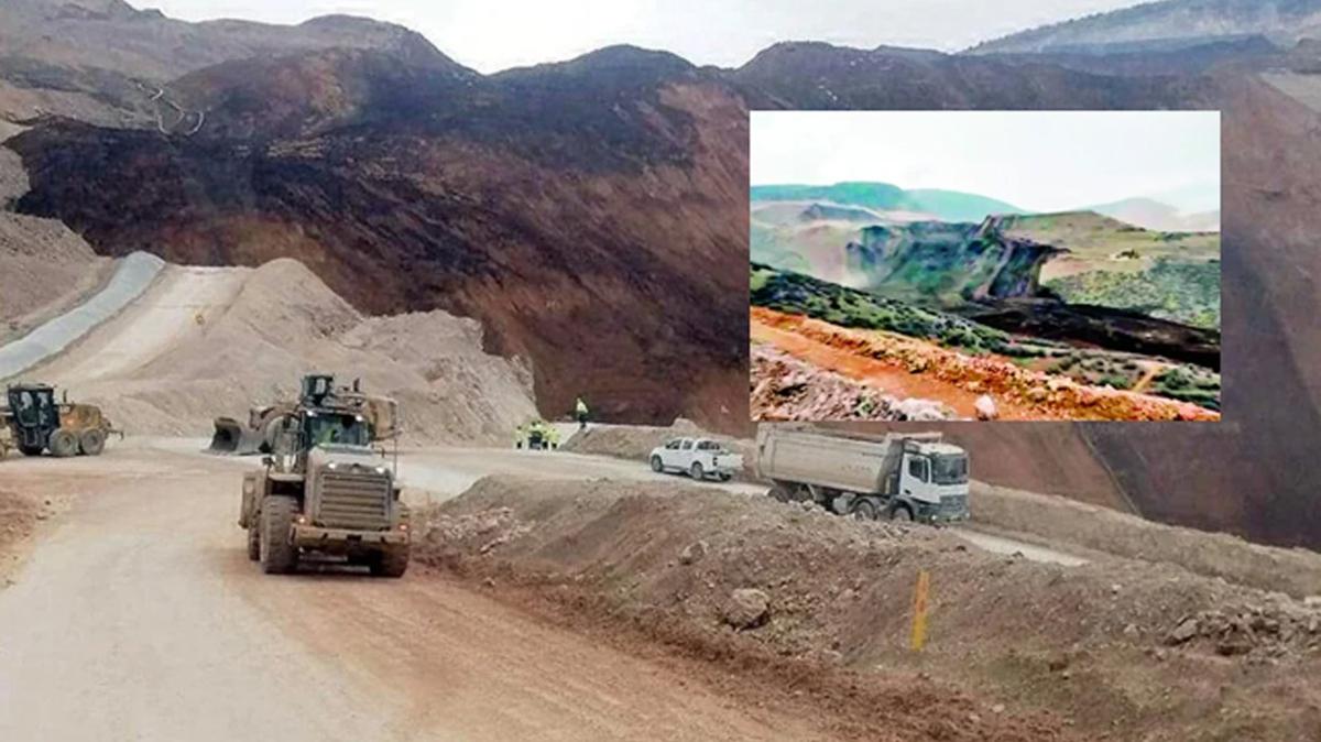 Erzincan'daki madende heyelan facias! 9 ii toprak altnda...