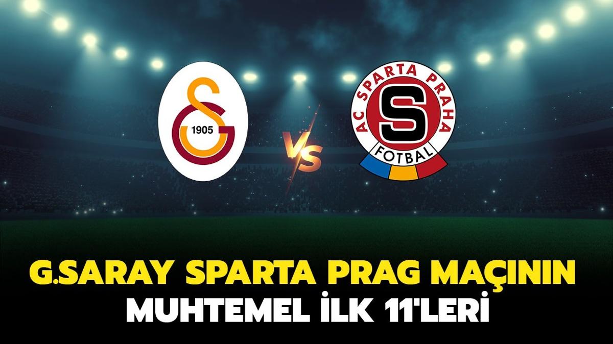 Galatasaray Sparta Prag ma kadrosu belli oldu! te Galatasaray Sparta Prag mann muhtemel ilk 11'leri