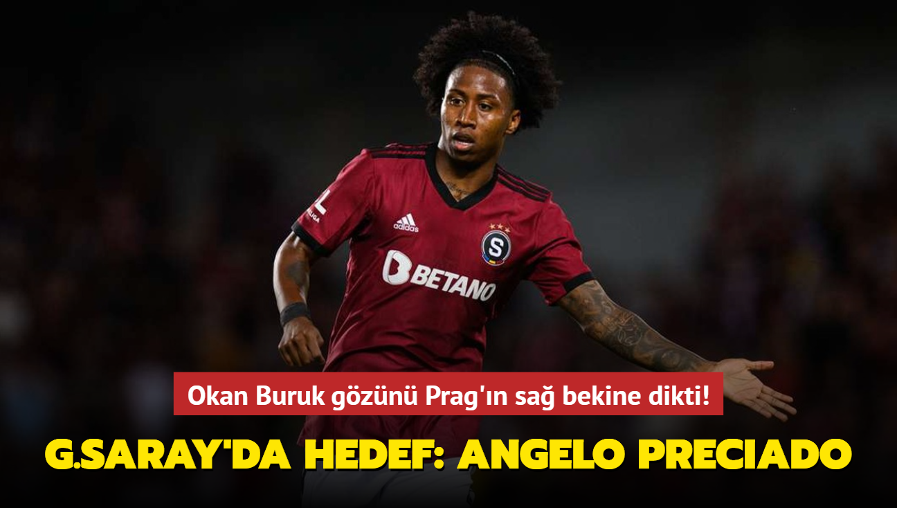 Okan Buruk gzn Prag'n sa bekine dikti! Galatasaray'da yeni hedef: Angelo Preciado