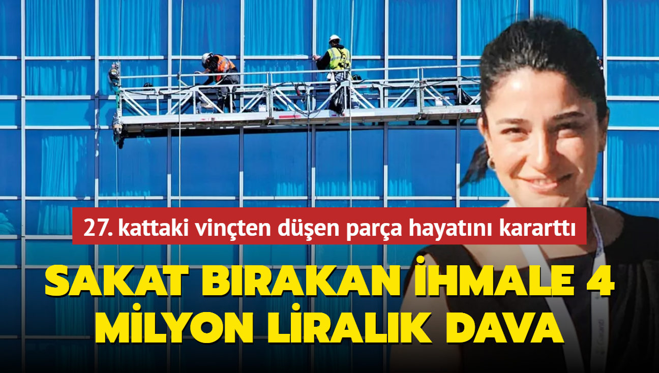 Sakat brakan ihmale 4 milyon liralk dava