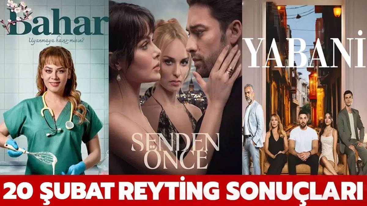 20 ubat 2024 reyting sonular | Yabani, Bahar, Senden nce, Survivor reyting listesi belli oldu mu"