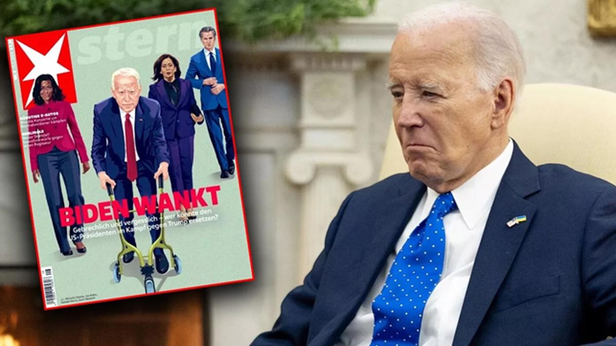 Alman dergi, Biden' tiye ald: Zayf ve unutkan