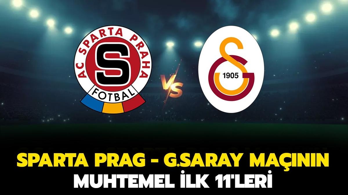 Sparta Prag-Galatasaray mann muhtemel ilk 11'leri belli oldu! te Sparta Prag-Galatasaray ma kadrosu