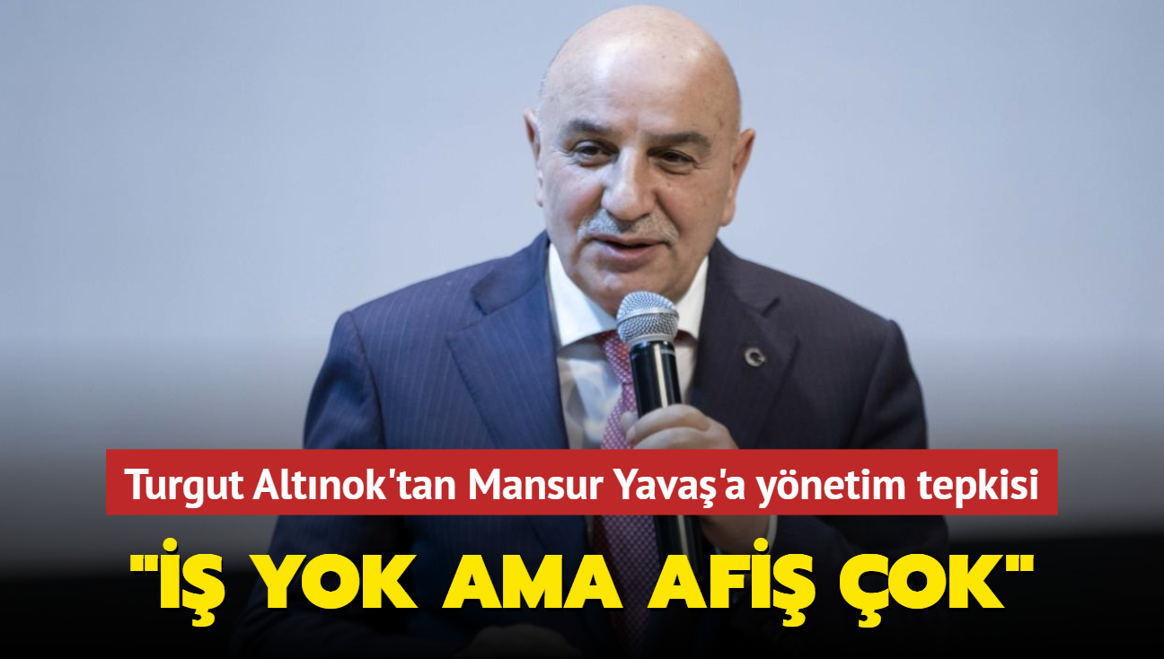 ABB Bakan aday Altnok'tan Mansur Yava'a ynetim tepkisi:  yok ama afi ok