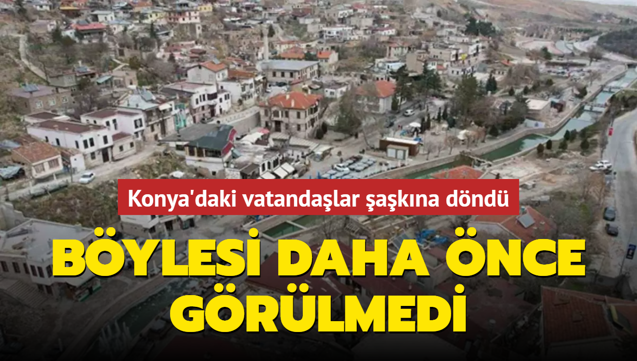 Konya'daki vatandalar akn: 50-55 senedir byle bir k grmedim