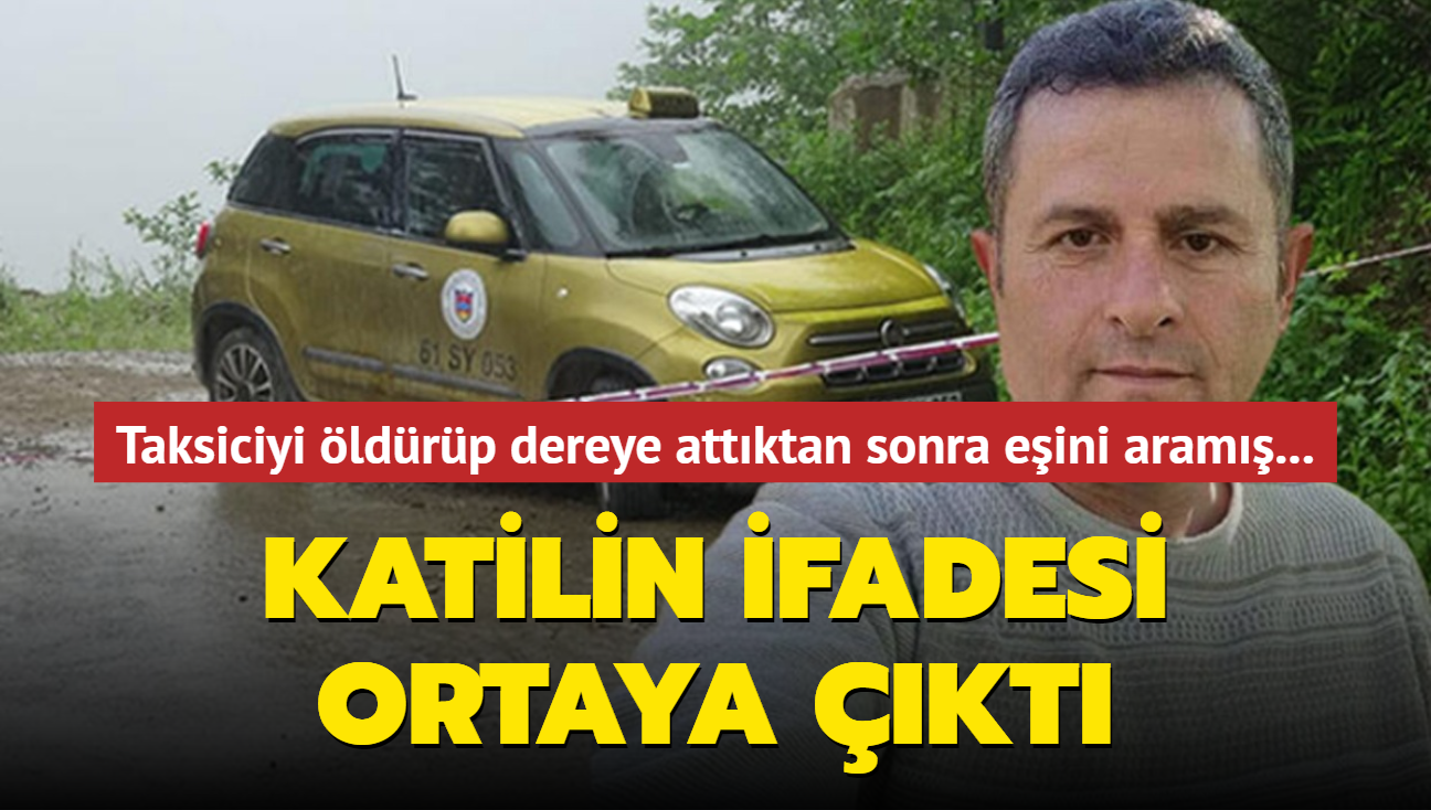 Trabzon'da ldrd taksicinin cesedini dereye atp kam