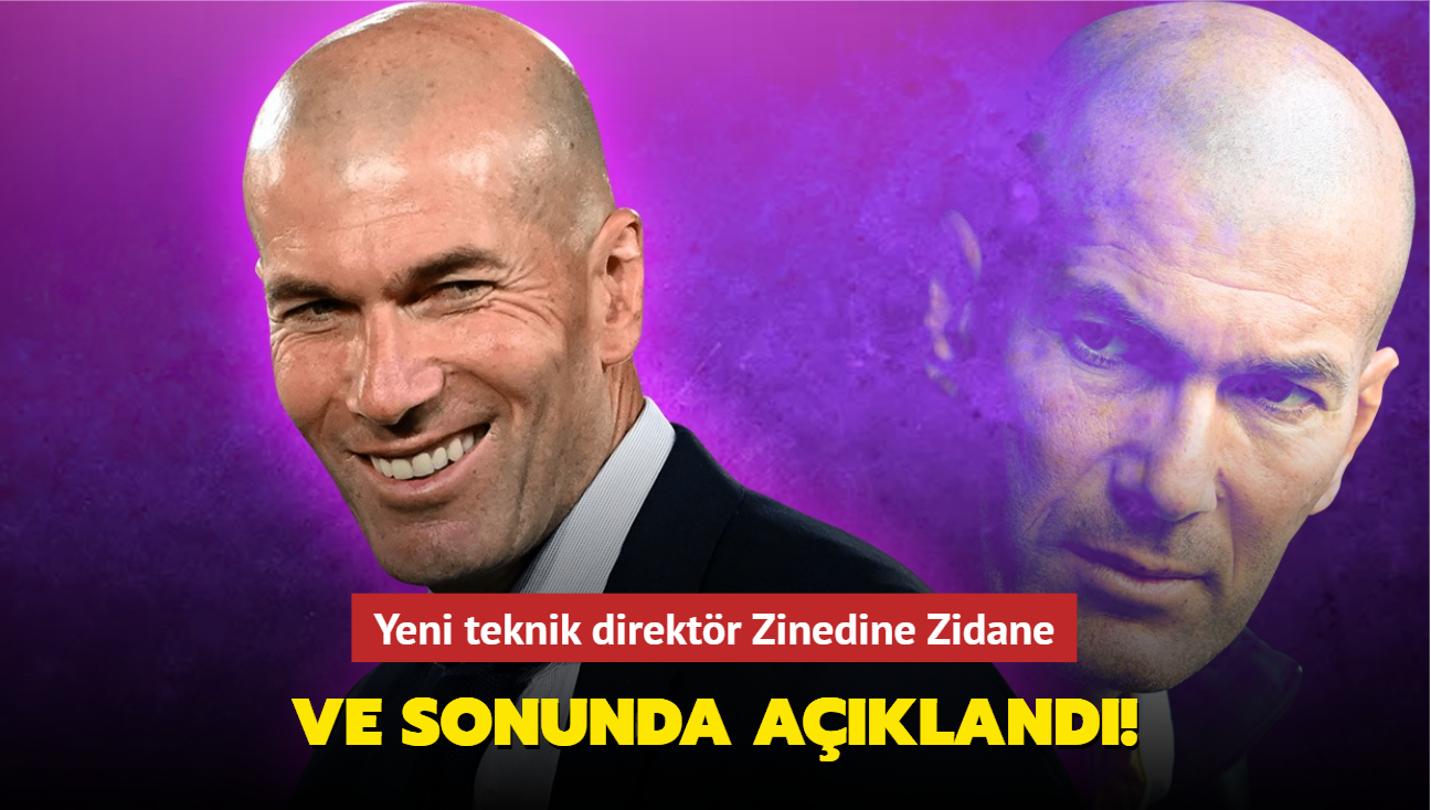 Ve sonunda akland! Yeni teknik direktr Zinedine Zidane: Lig asl imdi balyor...