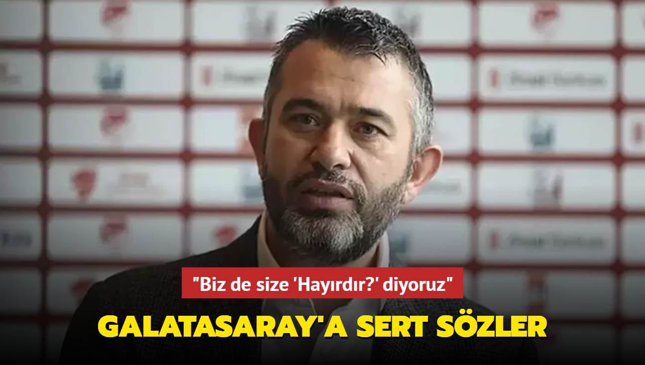 Onur Gmez'den Galatasaray'a sert szler! "Biz de size 'Hayrdr"' diyoruz"