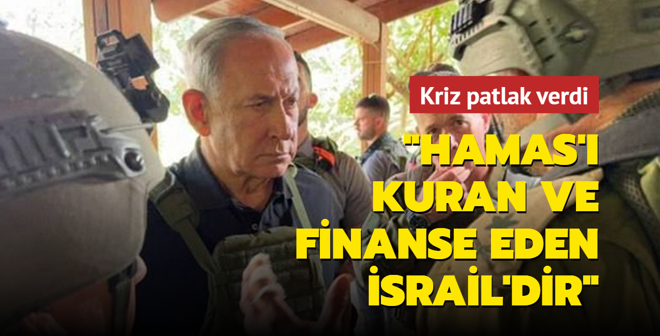 Kriz patlak verdi: Hamas' kuran ve finanse eden srail'dir