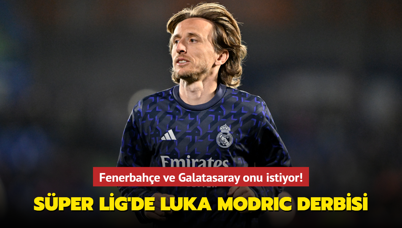 Sper Lig'de Luka Modric derbisi! Fenerbahe ve Galatasaray onu istiyor