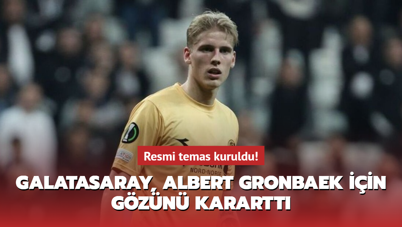 Resmi temas kuruldu! Galatasaray, Albert Gronbaek iin gzn karartt