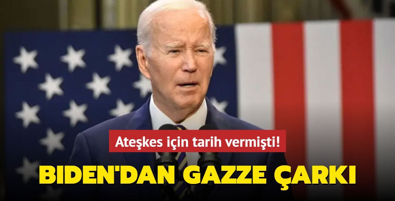 ABD Bakan Biden'dan "Gazze" ark!