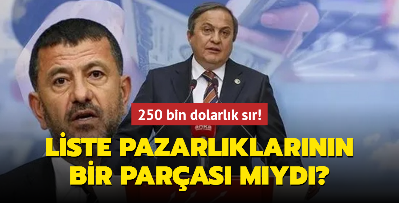 250 bin dolarlk sr! Liste pazarlklarnn bir paras myd"