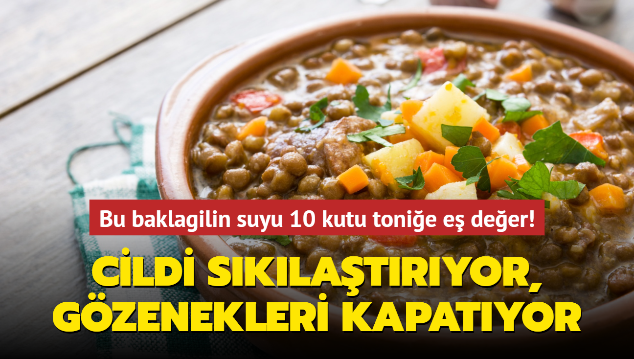 Bu baklagilin suyu 10 kutu tonie e deer! Cildi sklatryor, gzenekleri kapatyor