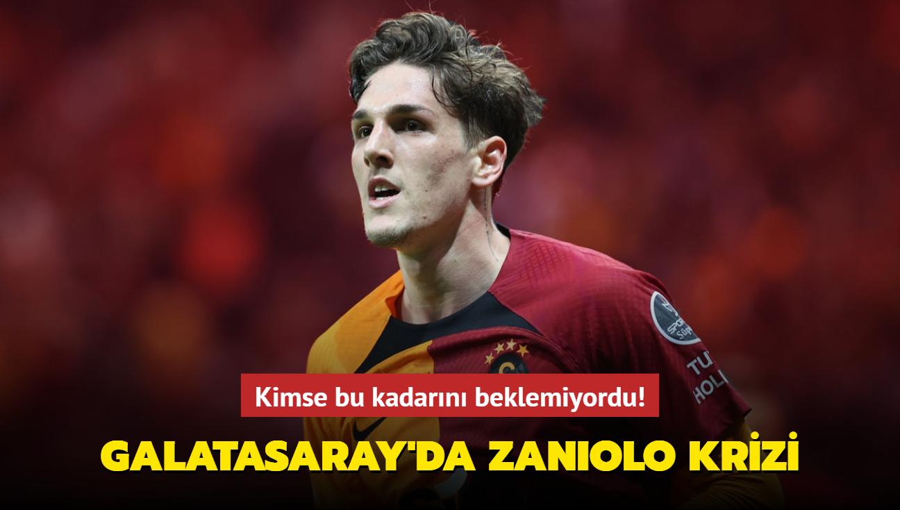 Galatasaray'da Nicolo Zaniolo krizi! Kimse bu kadarn beklemiyordu...