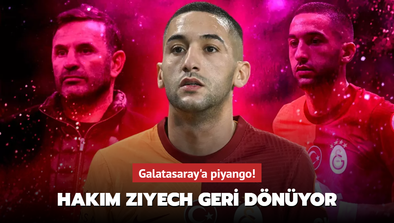 Galatasaray'a piyango! Hakim Ziyech geri dnyor...