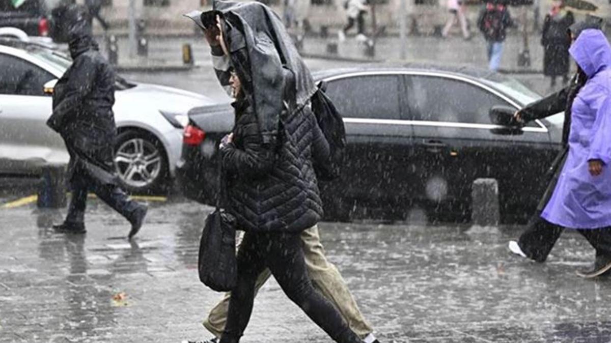Saanak yamur gnlerce srecek! Meteoroloji ok sayda ili gn vererek uyard!