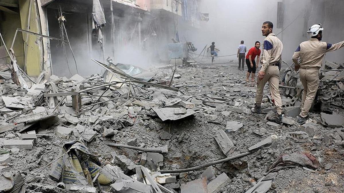 Halep'e kamikaze dron saldrs: 1 l