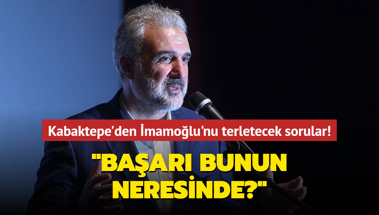 Osman Nuri Kabaktepe'den Ekrem mamolu'nu terletecek sorular! "Baar bunun neresinde""