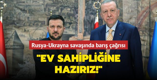 Rusya-Ukrayna Savaşında Barış çağrısı: "Ev Sahipliğine Hazırız!"