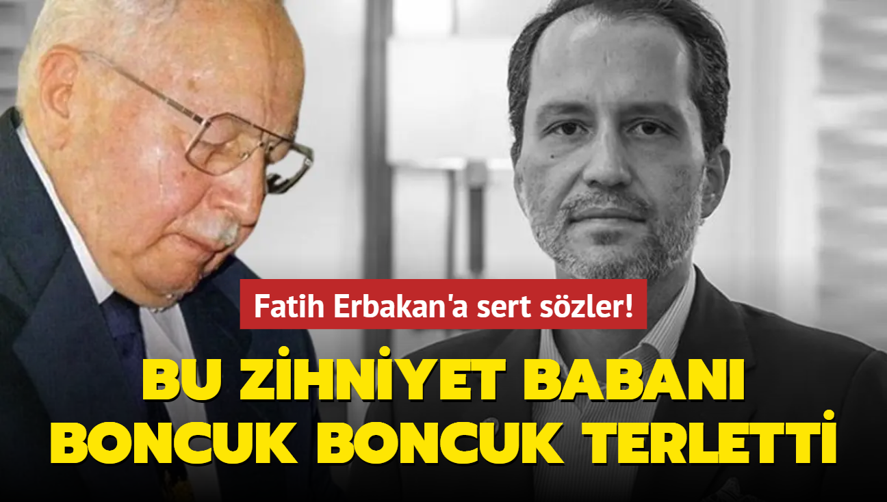 Fatih Erbakan'a canl yaynda sert szler: Bu zihniyet baban boncuk boncuk terletti!