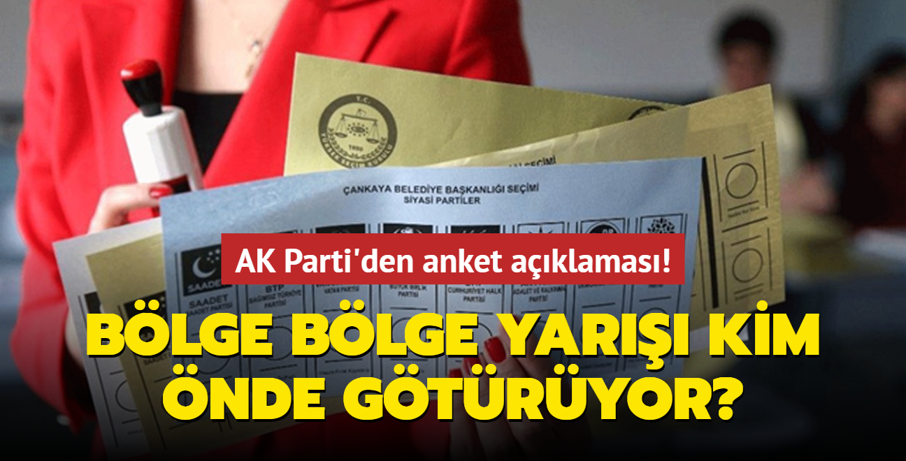 AK Parti'den anket aklamas! Blge blge yar kim nde gtryor"