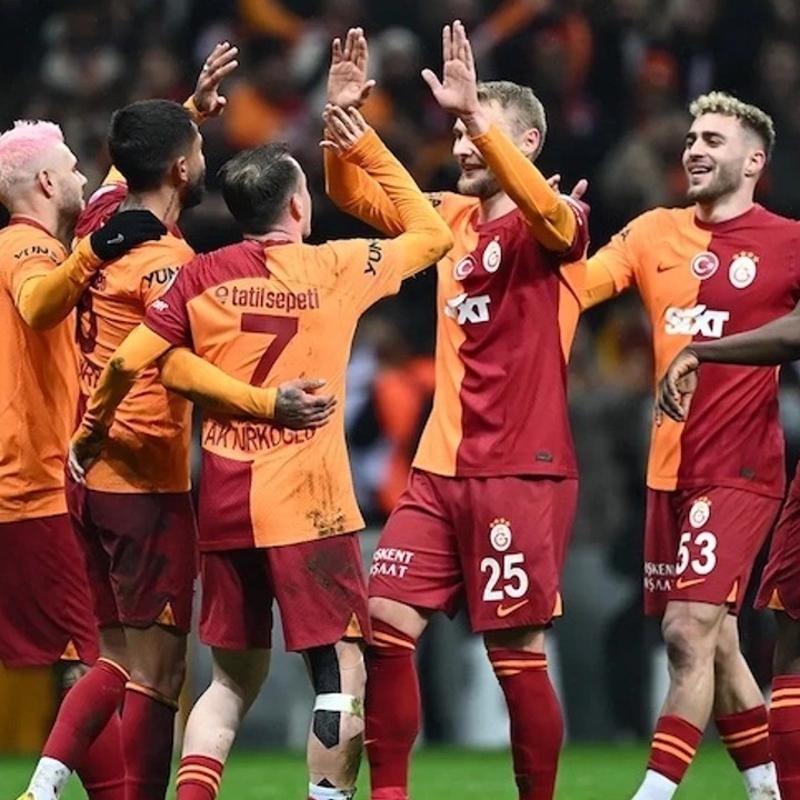 Galatasaray'da oyuncular primin karln 6 golle verdi